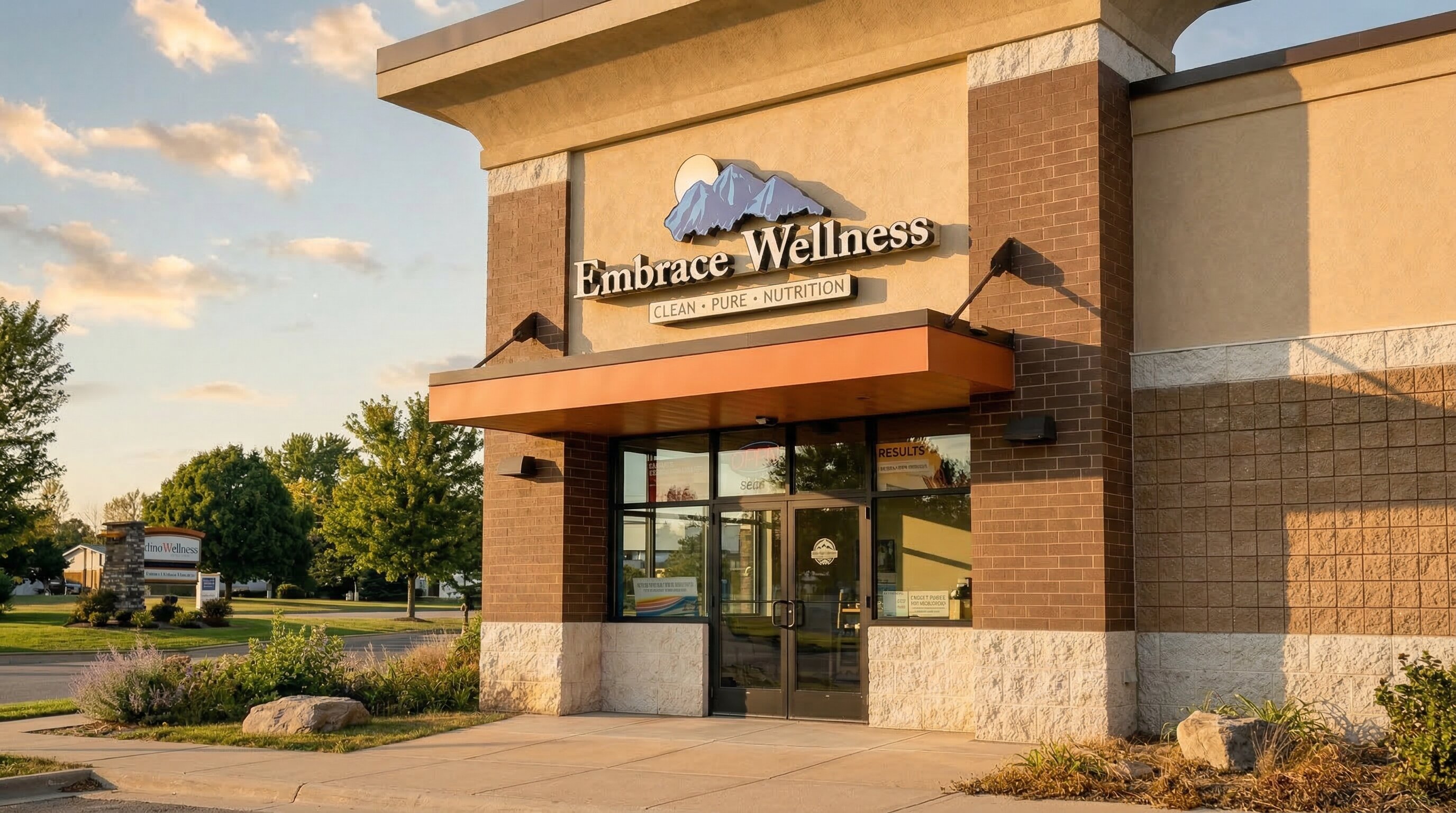 Embrace Wellness storefront in Middleton, Wisconsin